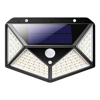 Arandela Solar LED com Sensor de Presença Prova D'água 6500k