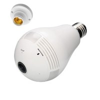 Câmera Lâmpada Espiã Ip Panorâmica 360º Wi-Fi Hd 720P com Microfone Luatek Lkw 5513
