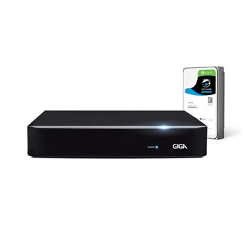 DVR 16 Canais Full HD 1080p Giga Security Serie Orion GS0186 Detecção de Pessoas com HD 1TB SkyHaw