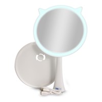 Espelho de Maquiagem Luz Led Touch Screen Flexível Ring Face