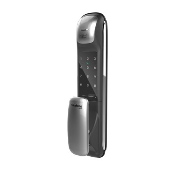 Fechadura Digital com Biometria Intelbras FR 630 Push & Pull