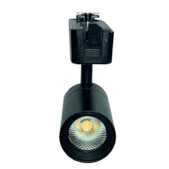Kit 5 Spot Led Para Trilho 7w Branco Frio Bivolt Preto Initial Pandatem Kit 5 Spot Led Para Trilho 7w Branco, Halo Led Track Lighting Headset