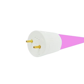Lâmpada LED T8 Tubular 10w Rosa 60cm Bivolt