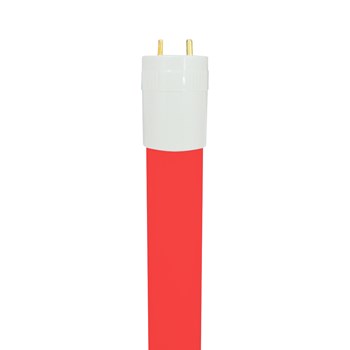 Lâmpada LED T8 Tubular 10w Vermelha 60cm Bivolt