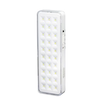 Luminária de Emergência 30 LEDs Branco Frio