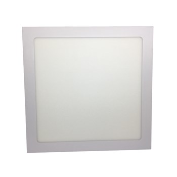Luminária Led Painel Plafon Embutir 25W Quadrado 30x30cm Branco Quente
